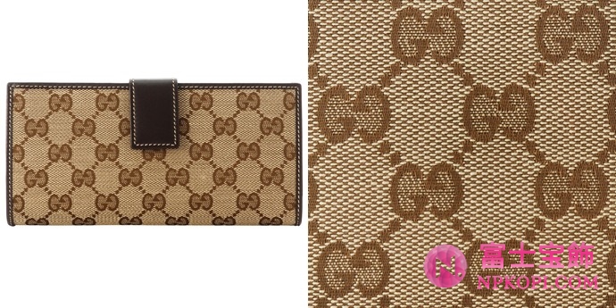 GUCCI/グッチ 2012年春夏LOVELY定番キャンバスGG柄Wホック2つ折り長財布 245723 FAFXG 9643 